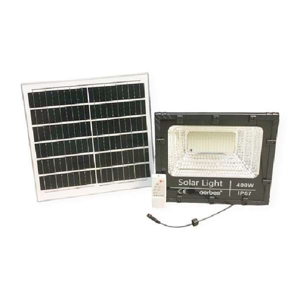 Aerbes AB-T6400 400w 208LED 6500K Solar Powered Flood Light With Remote Control