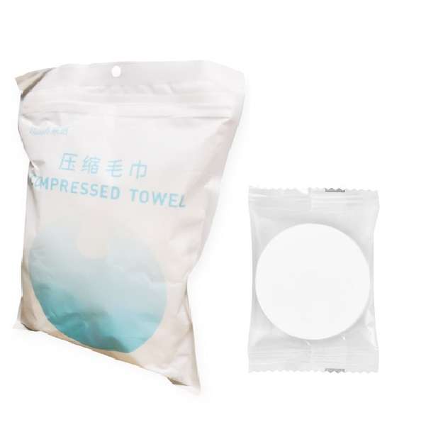 30cm x 60cm Thickened Pack Of 10 Pearl Pattern Compressed Face Towel