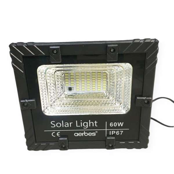 Aerbes AB-T660 60w 54LED 6500K Solar Powered Flood Light With Remote Control