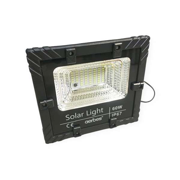 Aerbes AB-T660 60w 54LED 6500K Solar Powered Flood Light With Remote Control