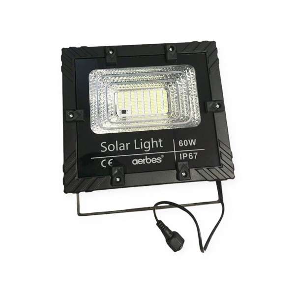 Aerbes AB-T660 60w 54LED 6500K Solar Powered Flood Light With Remote Control