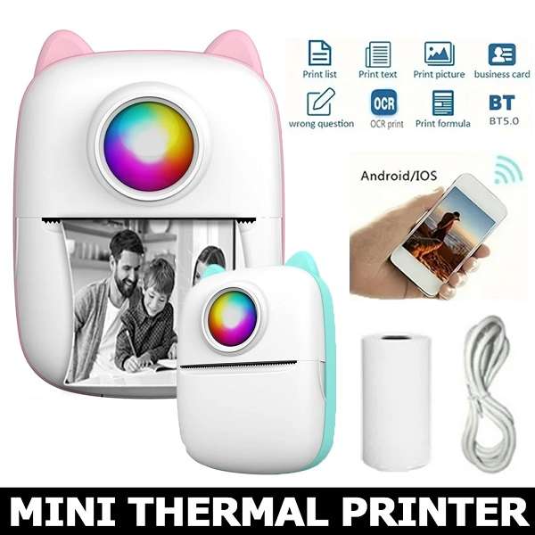 Aerbes AB-DY03 Mini Bluetooth Inkless Photo, Text, Sketch, Label Printer