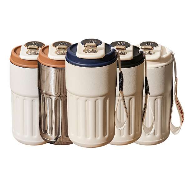 450ml Stainless Steel Vaccum Mug With Temperature Digital Display