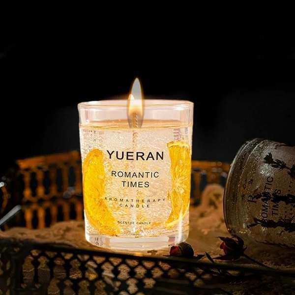 Jiageng JG20375266 Crystal Jelly Candle With Dried Flowers
