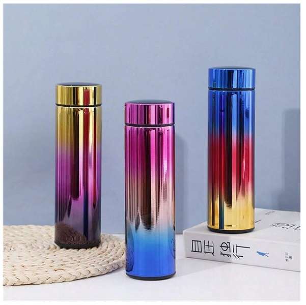 500ml Metallic Vacuum Flask With Digital Temperature Display