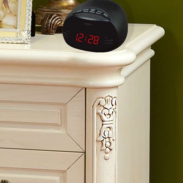Wolulu AS-51704 AM/FM Alarm Clock Radio