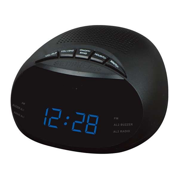 Wolulu AS-51704 AM/FM Alarm Clock Radio