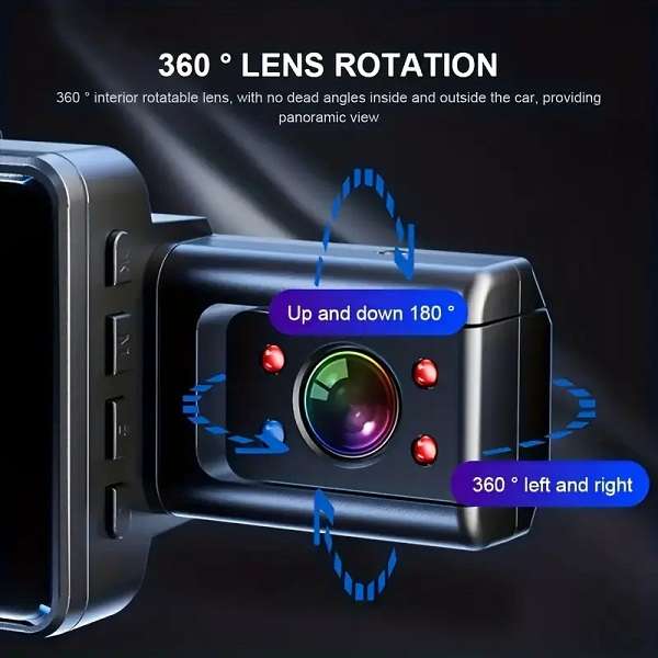 Aerbes AB-QC33 Dash Camera With Rear Camera