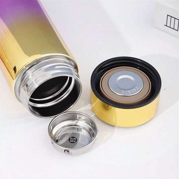500ml Metallic Vacuum Flask With Digital Temperature Display