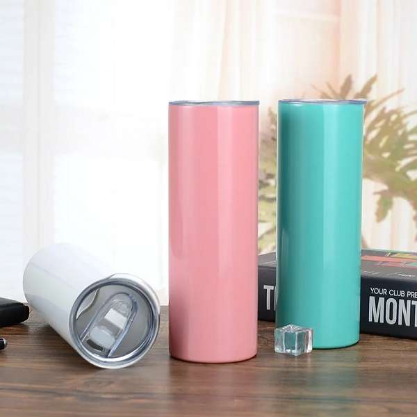 Jiageng JG20375279 600ml Straight Drinking Cup With Straw