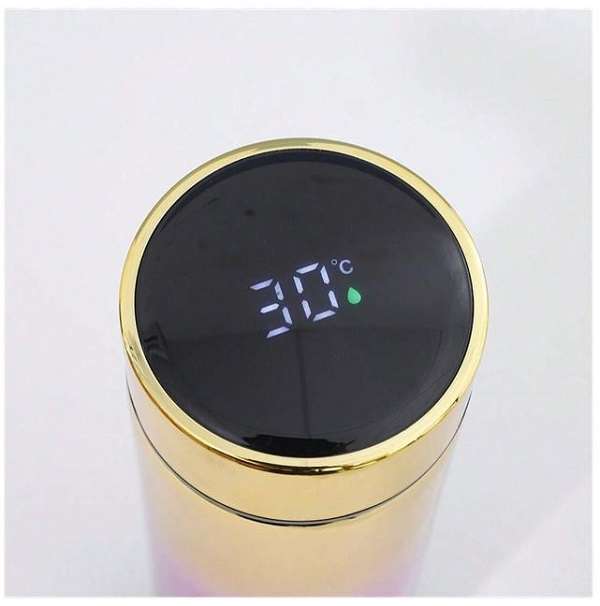 500ml Metallic Vacuum Flask With Digital Temperature Display
