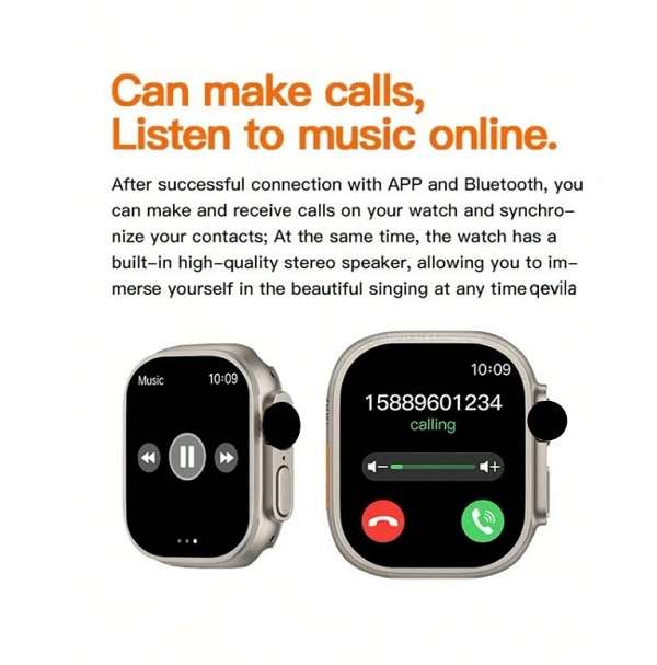 Y10 Ultra Y10 Low Consumption Smart Watch With 4 Strap