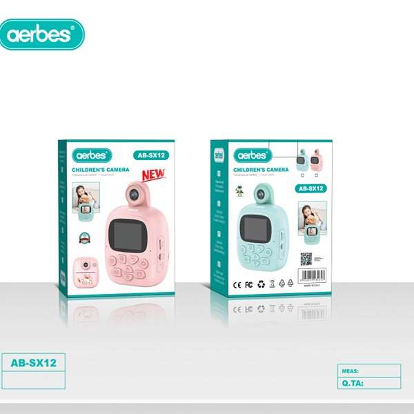 Aerbes AB-SX12 Kids Printing Camera With Games
