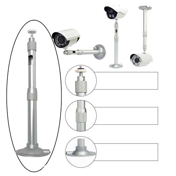 Jiageng JG20375478 30-60cm Adjustable Metal Outdoor/Indoor Telescopic Camera Stand