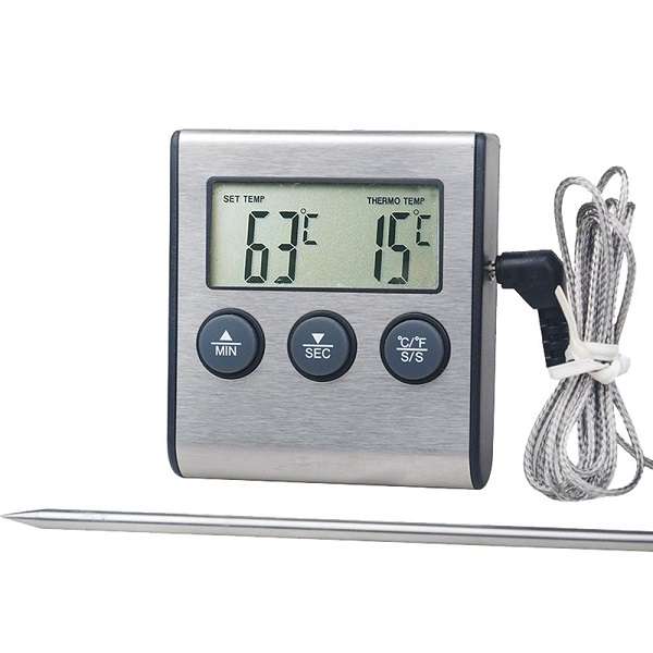 Jiageng JG20375482 Multi-function Digital Grill BBQ Meat Thermometer