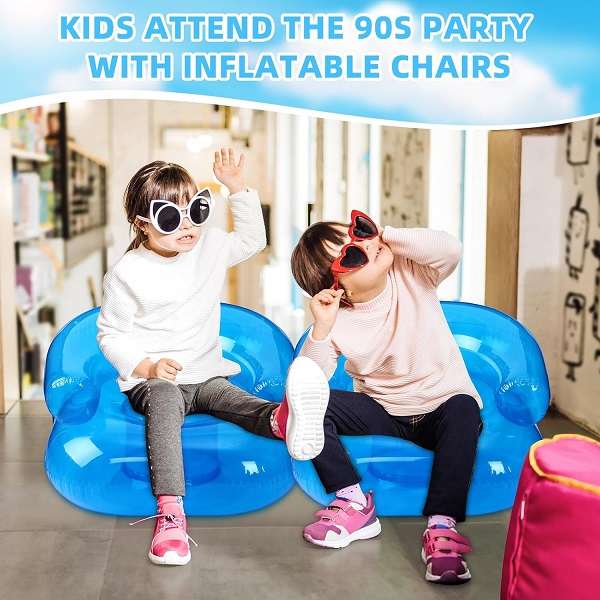 Jiageng JG20375245 Inflatable Kids Lazy Sofa 77x78x40cm