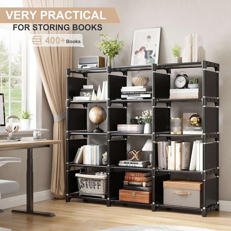JG20375338 12 Slots Bookshelf Organizer