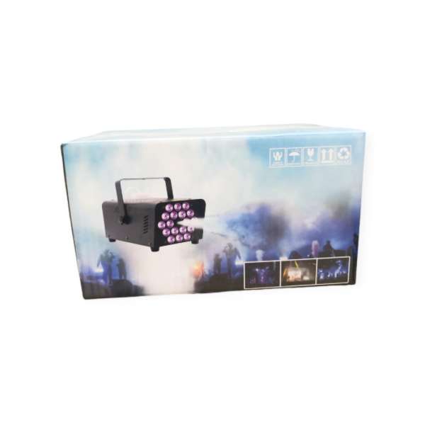 PM-183 LED 600w Smoke Fogger With 18 LED Stage, And Two Remote Control