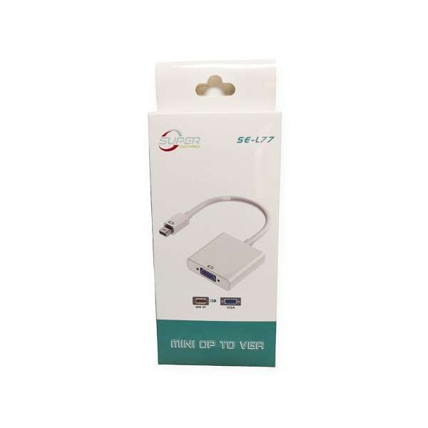 SE-L77 Mini DP To VGA Short Cable Adapter