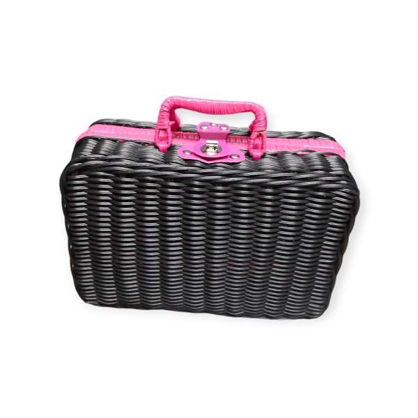 JG20375349 Rectangle Rattan Picnic Suitcase