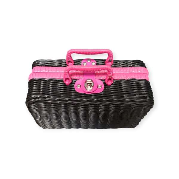 JG20375349 Rectangle Rattan Picnic Suitcase