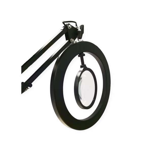 JG20375390 3 Level Adjustable Long Arm LED Light  Magnifying Glass With 2 Lighting Mode