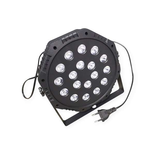 Aerbes AB-WT01 18 LED RGB Flat Par Stage Light 9-28W