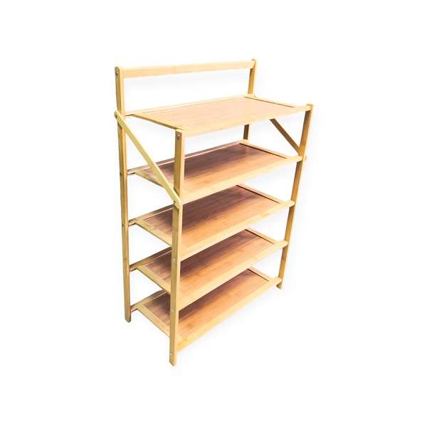 JG20375413 5-Layer Foldable Shoe Rack 50cm x 23.5cm x 75cm