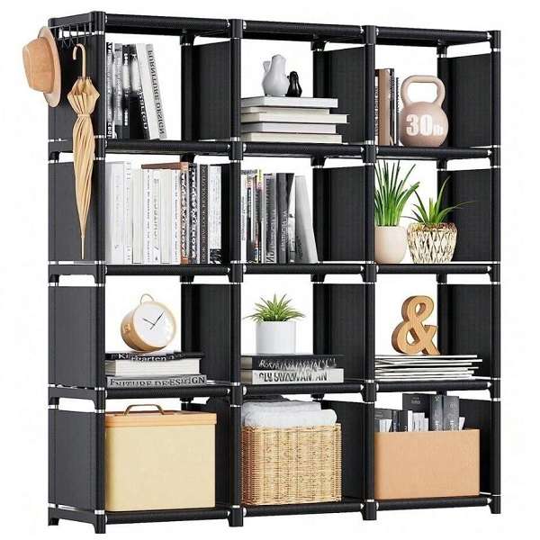 JG20375338 12 Slots Bookshelf Organizer