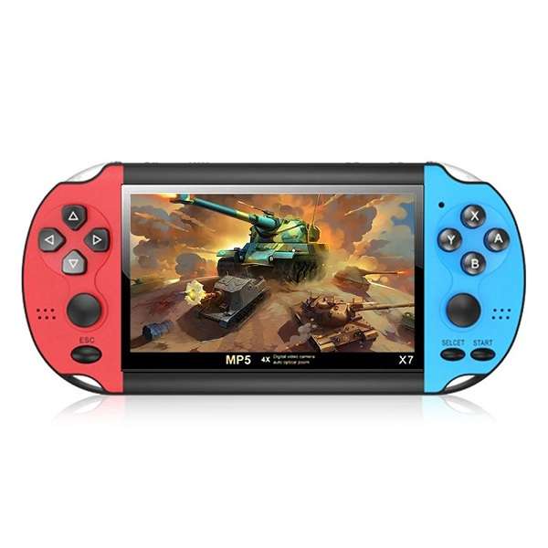 XF00008 4.3inch Screen Handheld MP5 X7 Retro Game Console