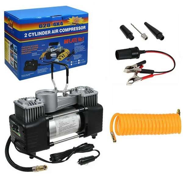 JG20375484 12V 2 Cylinder Air Compressor With 150 PSI AC-628A