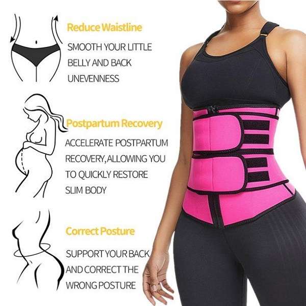 JG20375498 Large, X Large And XXL Double Belt Waist Trainer
