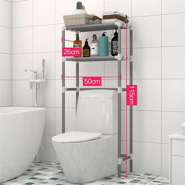 JG20375327 115cm Simple Toilet Storage Rack