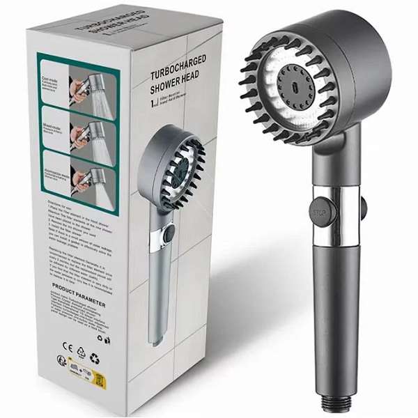JG20375496 Hand-held Filtered Pressure Shower Head With Three Modes