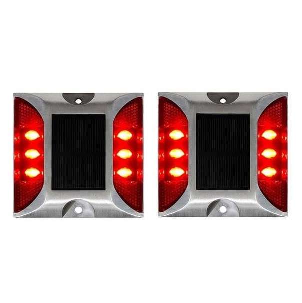 JG689 Solar Aluminum LED Road Stud Yellow