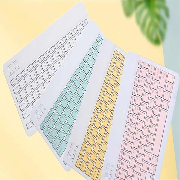 Baihuo MY-7083 Macaron Bluetooth Mouse And Keyboard Set