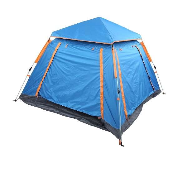 1831310 Square Blue Camping Tent 2.15m x 2.15m x 1.42m