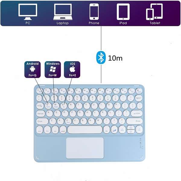SE-TQ27 Type C Rechargeable Wireless Bluetooth Keyboard