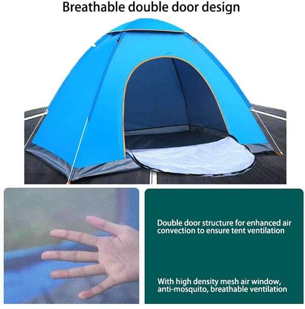 JG20375528 Two Door Automatic Tent 1.9m x 1.9m x 1.2m