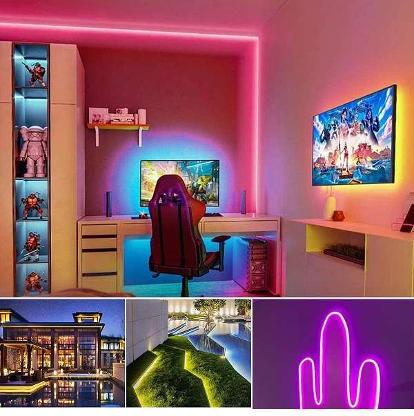 Aerbes AB-Z1103 50M RGB LED Strip Light 12V 2835 RGB-SMD FN-918