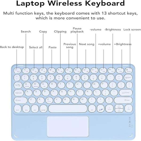 SE-TQ27 Type C Rechargeable Wireless Bluetooth Keyboard