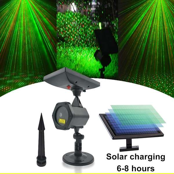 Aerbes AB-TY215 Solar Powered 2200mah Laser Light 2.5W Solar Panel