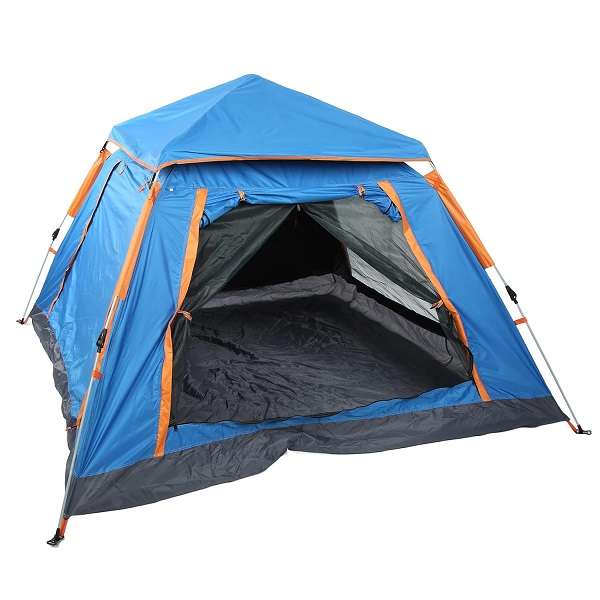 1831310 Square Blue Camping Tent 2.15m x 2.15m x 1.42m