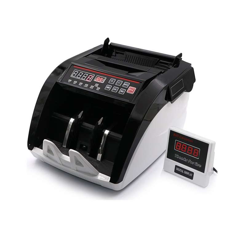JG20375620 Automatic Detecting Money Counter With UV And Two LCD Display