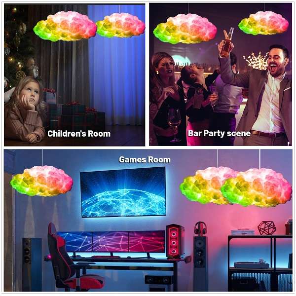 Jiageng JG20375512 DIY RGB Colourful Cloud Light With App Control LightsSmart App