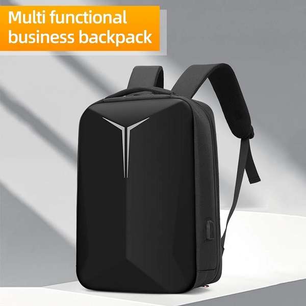 JG20375373 Large Capacity 18 Hard Shell Backpack With USB Port