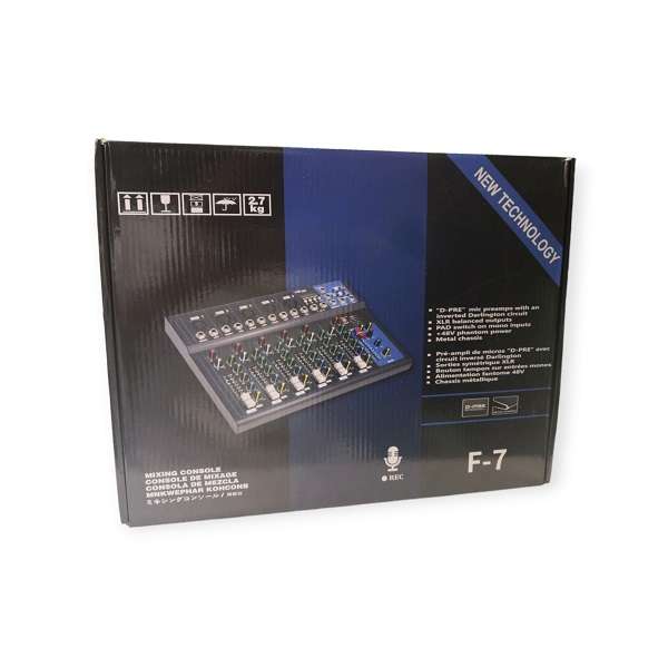 JG20375456 DJ 7 Channel Audio Sound Mixing  Console