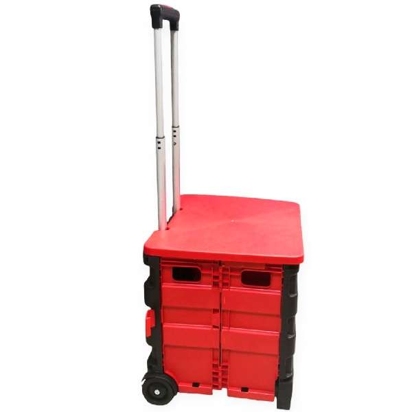 JG20375603 45L Folding Trolley Box With Two Wheels
