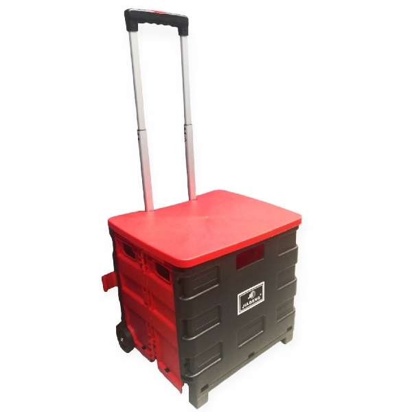 JG20375603 45L Folding Trolley Box With Two Wheels