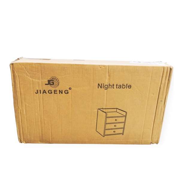 Jiageng JG20375613 Bedside Table With Three Drawer